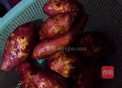 Illustration of how to make sweet potato pancakes 1