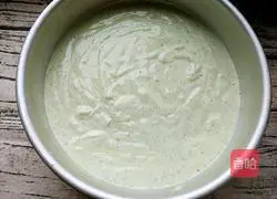 Illustration of how to make spinach chiffon cake 11