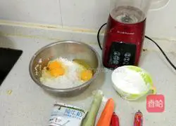 Illustration of how to cook rice pancakes 1