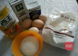 Illustration of how to make cream cake roll 1