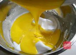 Illustration of how to make chiffon cake 16