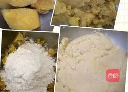 Illustration of how to make sweet potato cake 2