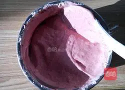 Strawberry Painted Cake Roll Recipe Illustration 9