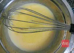 Illustration of how to make green onion and salty chiffon cake 5