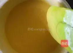 Illustration of how to make six-inch perfect non-sweet chiffon cake 6