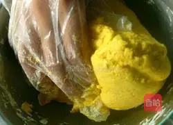 Illustration of how to make original pumpkin cake 3