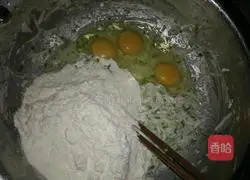 Illustration of how to make shredded radish cake 3