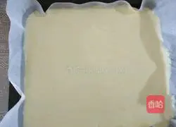 Illustration of how to make orange chocolate cake roll 6