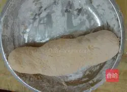 Illustration of how to make mung bean pumpkin cake 8