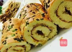 Green onion cake roll.Illustration of how to make it 8
