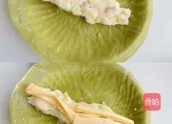 Liu Xin Illustration of how to make vegetable pancake and potato rolls 5