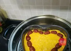 Illustration of how to make pumpkin hair cake 15