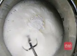 Chocolate Illustration of how to make chiffon cake 8