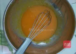 Two-color chiffon cake recipe 3