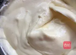 Illustration of how to make raisin light cheese cake 9