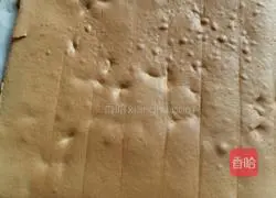 Illustration of how to make raisin and meat floss cake rolls 14