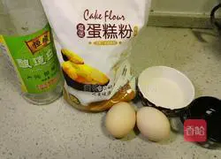 Illustration of how to make six-inch chiffon cake 1