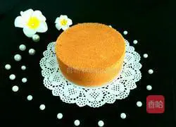 Illustration of how to make chiffon cake embryo (6 inches) 17