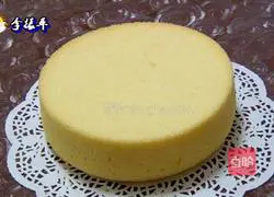 Illustration of how to make 8-inch chiffon cake 15