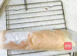 Illustration of making jam cake roll 9