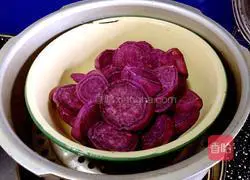 Purple sweet potato cake recipe 4