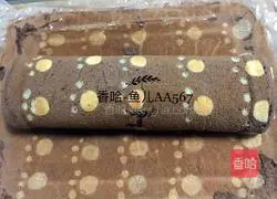 Coco Footprint Cake Roll Recipe Illustration 17