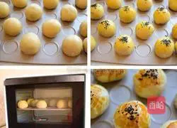 Illustration of how to make egg yolk cake 10
