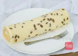 Illustration of how to make raisin cake rolls 18