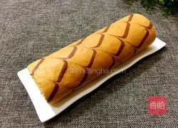 Illustration of how to make pattern cake rolls 24