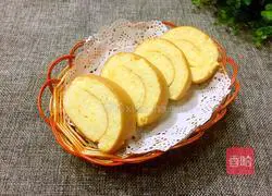 Illustration of how to make original cake rolls 20