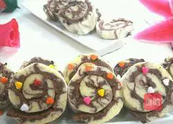 Cocoa Cyclone Cake Roll Recipe Illustration 21