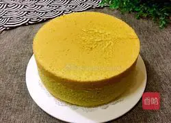 Spinach Juice Chiffon Cake-8 Illustration of how to make an inch 15