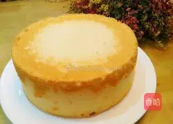 Illustration of how to make eight-inch chiffon cake 13