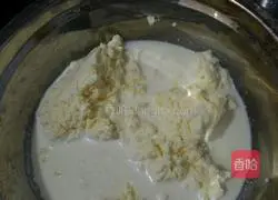 Illustration of how to make light cheesecake 1