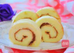 Illustration of how to make jam cake roll 10