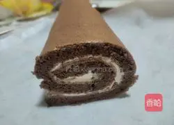 Chocolate Cream Cake Roll Recipe Illustration 11