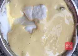 Illustration of how to make raisin light cheese cake 8