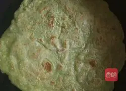 Green Sauce Egg Pancake Recipe Illustration 3