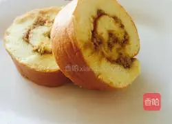 Illustration of how to make double cake rolls 12
