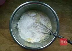 Illustration of how to make original chiffon square cake 3