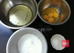 Illustration of how to make original rice chiffon cake 1