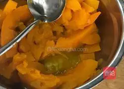 Illustration of how to make pumpkin cake 1