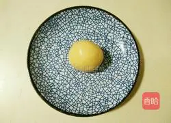 Illustration of making pumpkin cake with bean paste 9