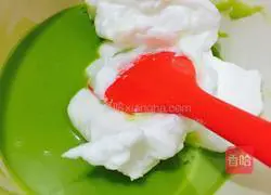 Spinach juice chiffon cake recipe 12