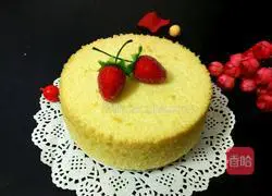 Illustration of how to make chiffon cake (six inches) 16