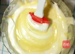 Illustration of how to make meat floss cake rolls 9