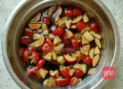 Illustration of how to make dried fruit pound cake 1