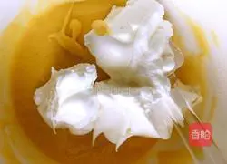 Illustration of how to make meat floss cake rolls 12