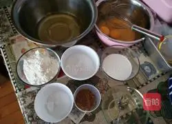 Chiba pattern cake roll Illustration of how to do it 1