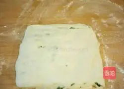 Thousand-layer scallion pancake recipe 5